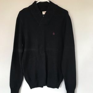 Men’s Black Chunky Knit Sweater